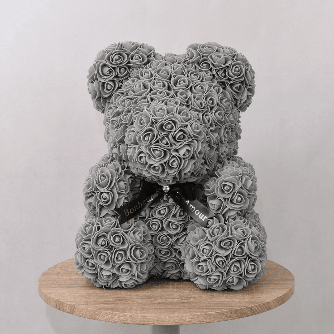 Ours-de-roses-gris-(2) Ours de roses gris 2 | The Luxury Box