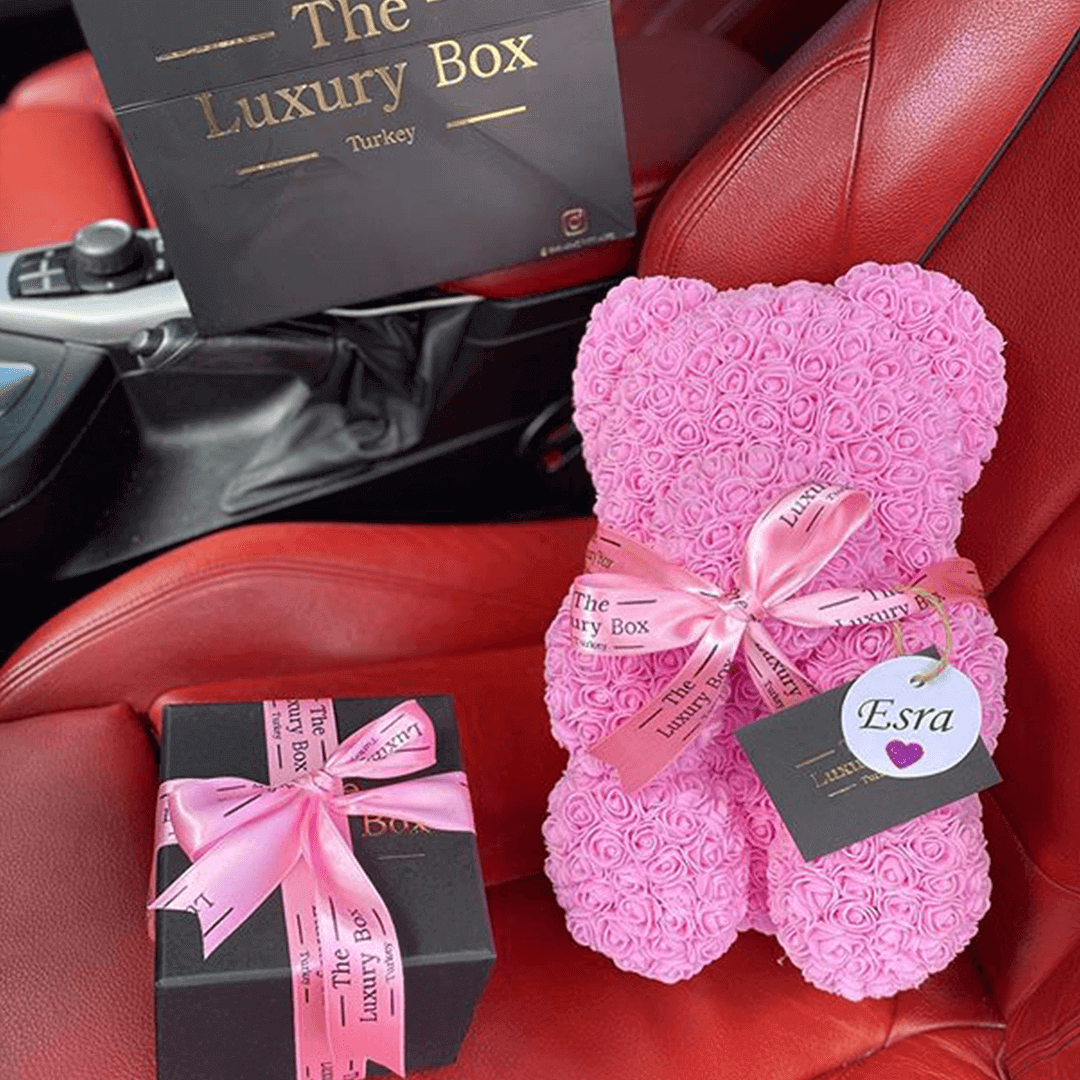 Ours-de-roses-rose-(2) Ours de roses rose 2 | The Luxury Box