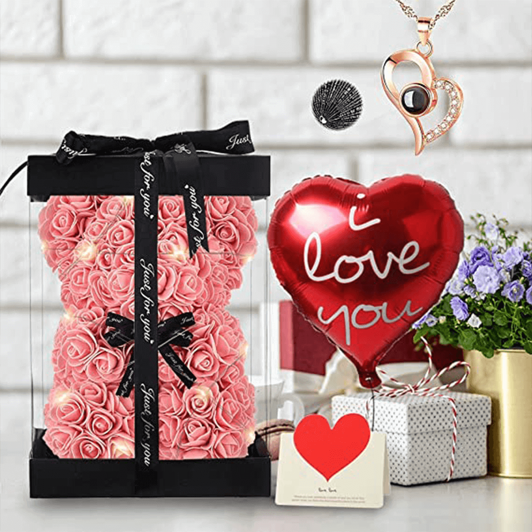 Petit-ours-de-roses-rose-(2) Petit ours de roses rose 2 | The Luxury Box