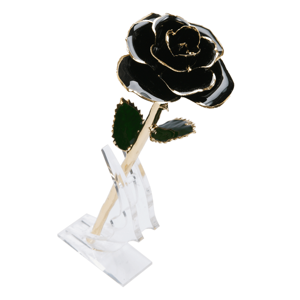 Rose en or par The Luxury Box 24KRoseBlack 9e05db3d 0252 4124 9fab | The Luxury Box