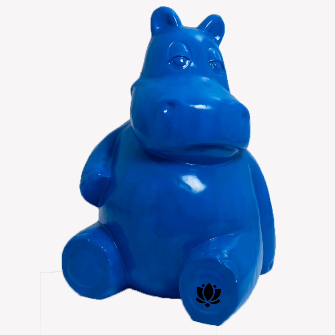 Hippopotame en resine (10) Hippopotame en resine 10 2 | The Luxury Box