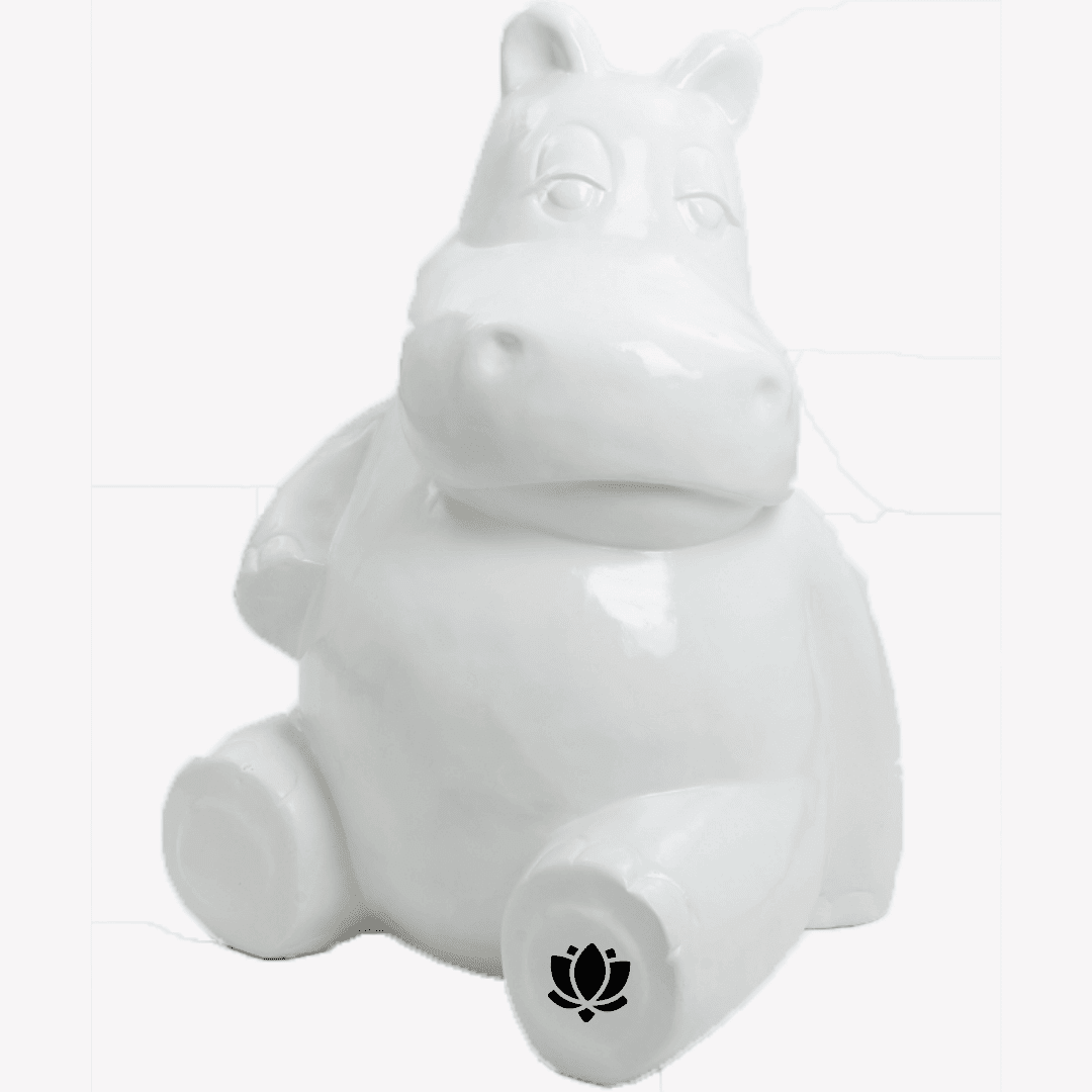 Hippopotame en resine (3) Hippopotame en resine 3 | The Luxury Box