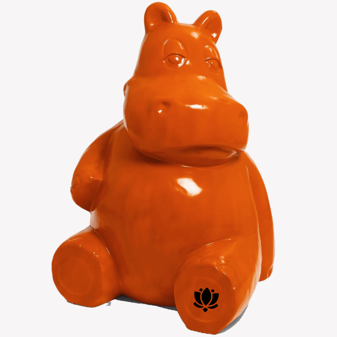Hippopotame en resine (4) Hippopotame en resine 4 1 | The Luxury Box