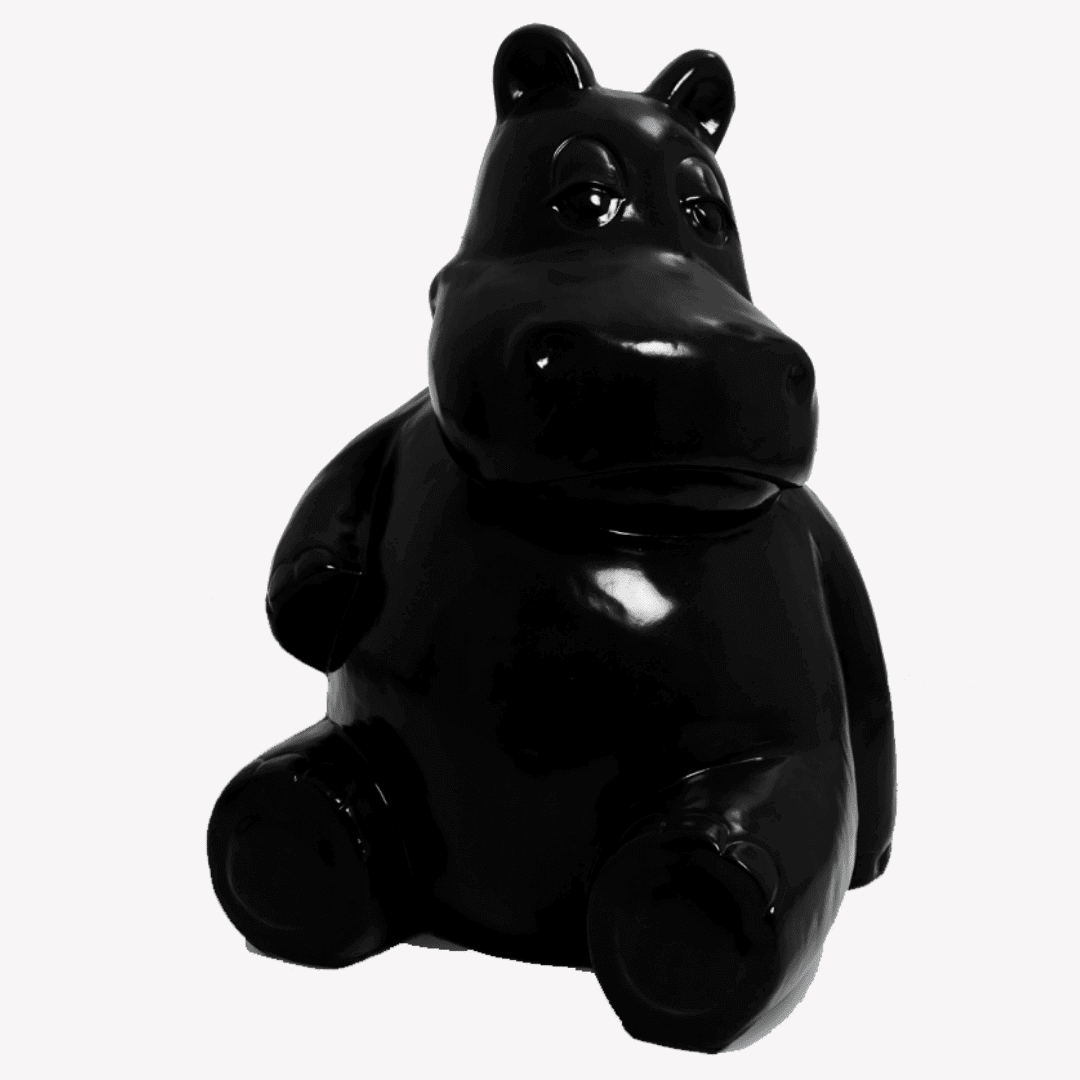 Hippopotame en resine (6) Hippopotame en resine 6 | The Luxury Box