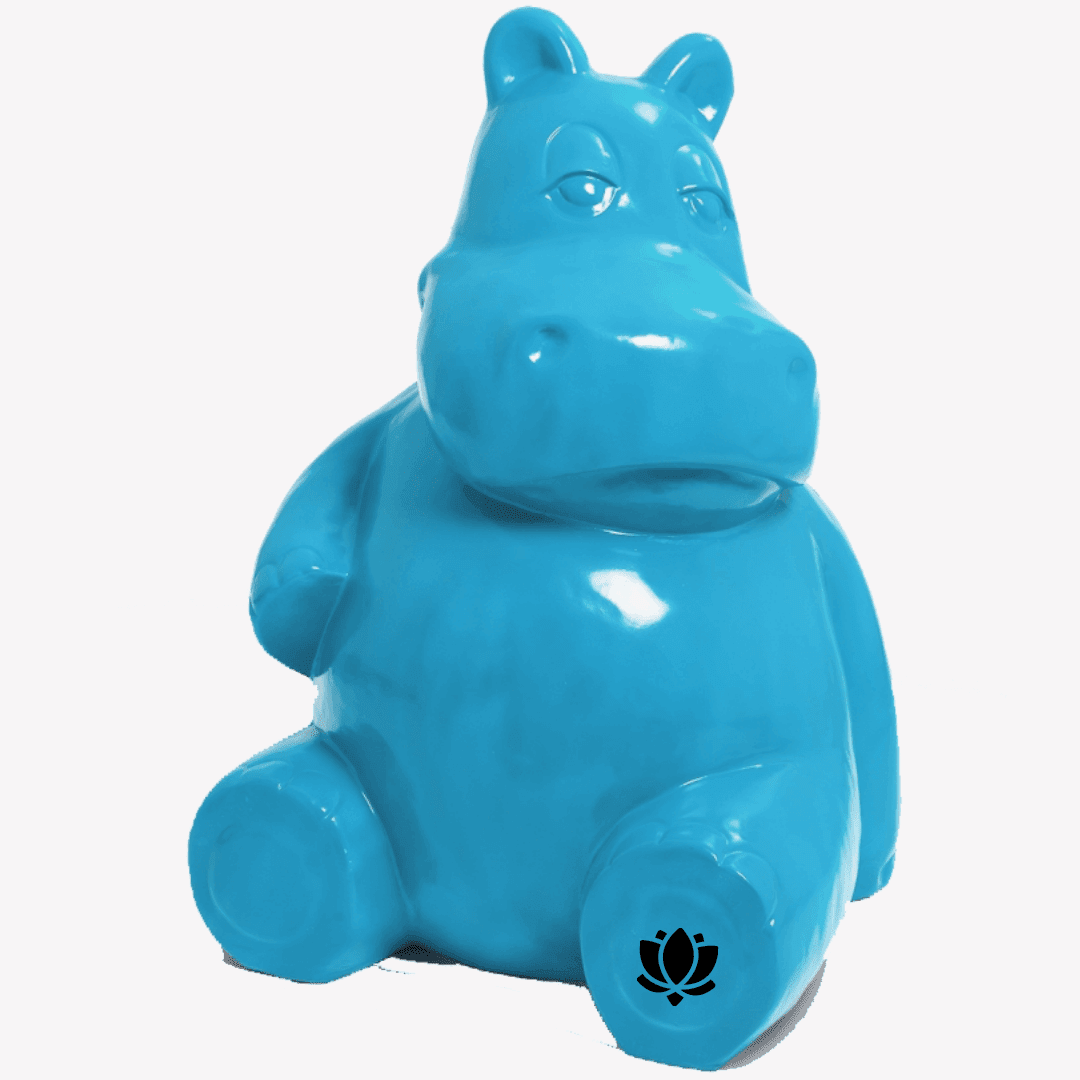 Hippopotame en resine (9) Hippopotame en resine 9 1 | The Luxury Box