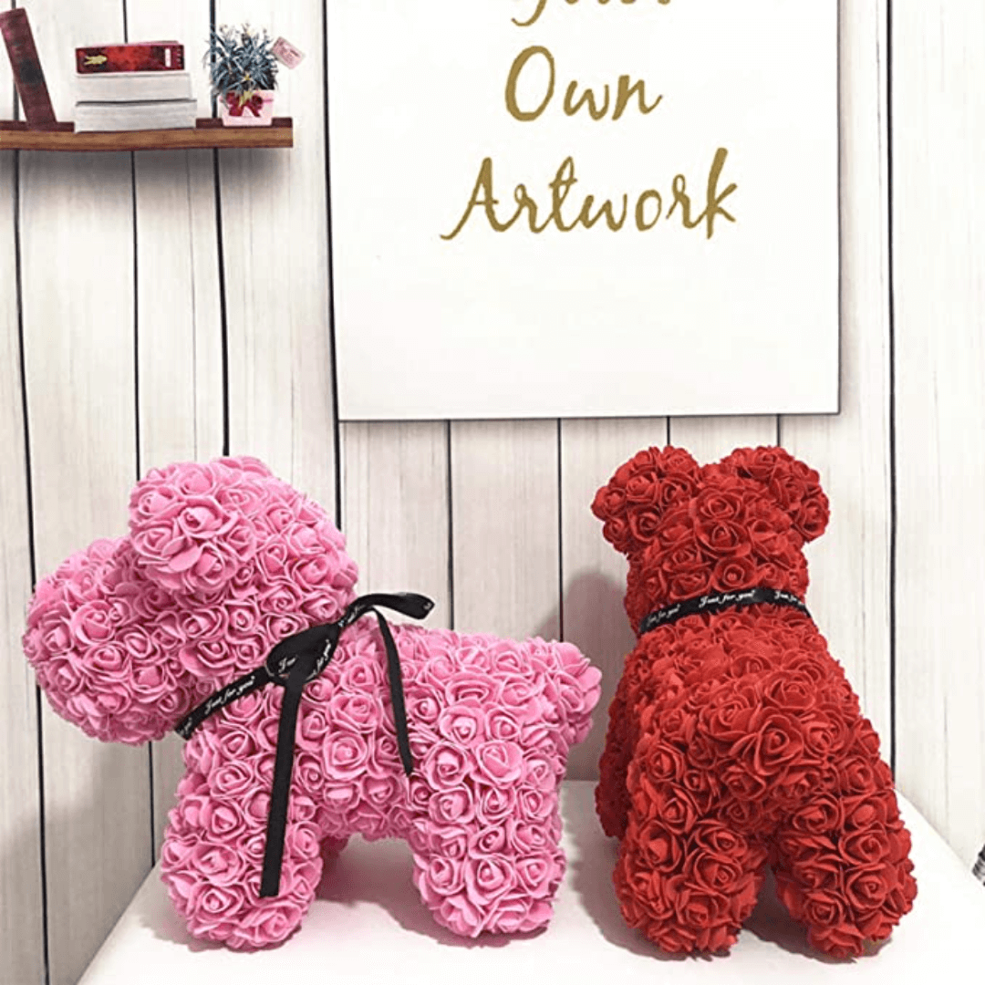Chien en roses (2) Chien en roses 2 1 | The Luxury Box