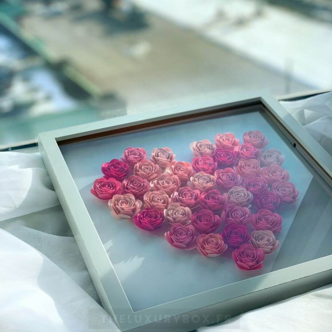 The Frame Box (2) Cadre avec fleurs