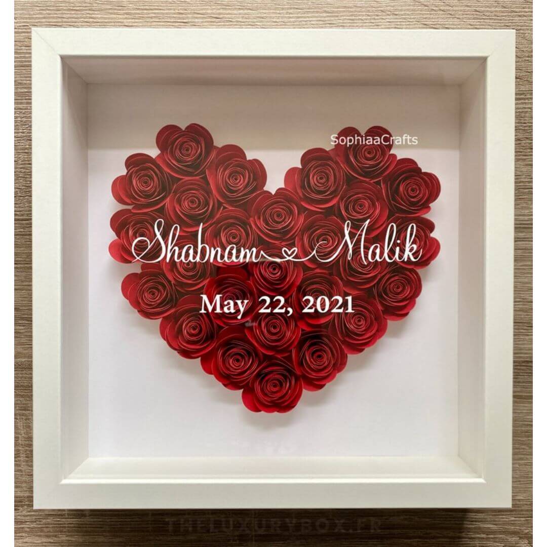 The Frame Box (4) Cadre avec fleurs