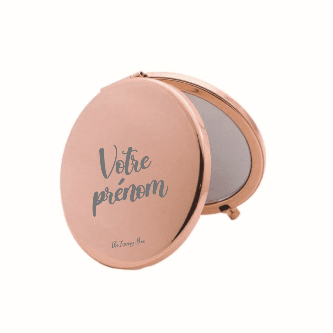 The-Wedding-Box-(3)Rose Miroir personnalisé