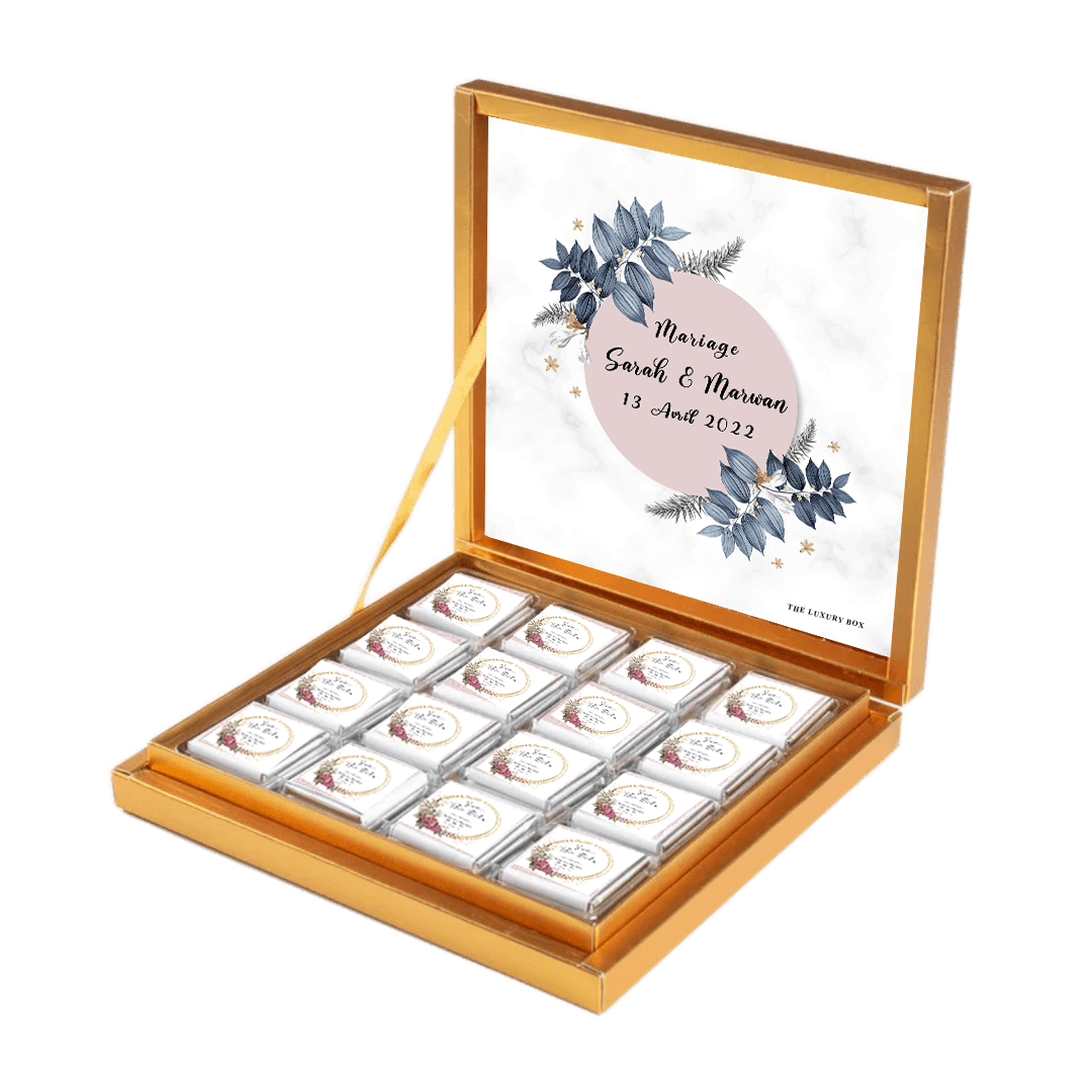 Coffret de chocolats personnalisé Coffret de chocolats personnalisé