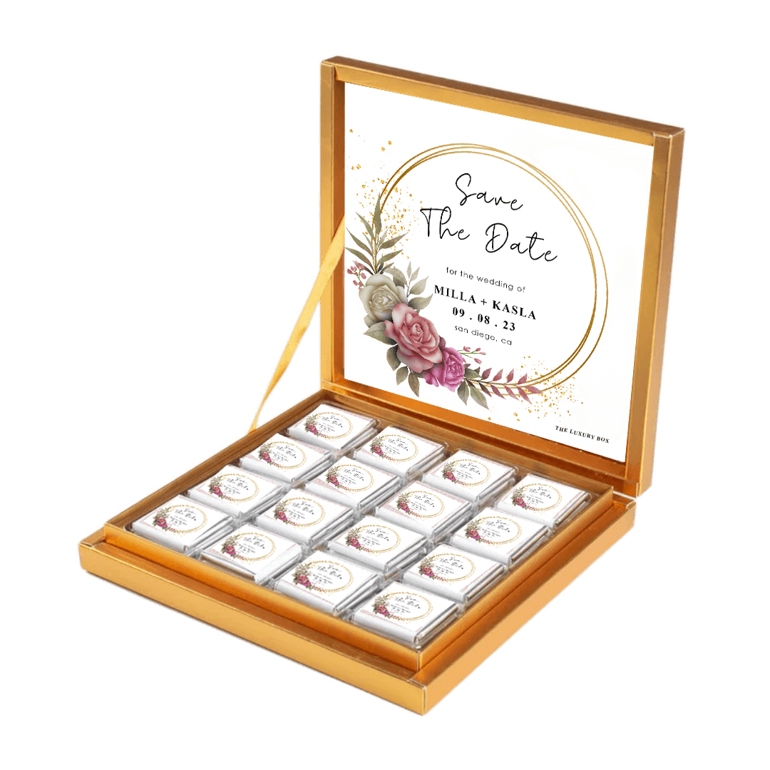 Coffret de chocolats personnalisé Coffret de chocolats personnalisé