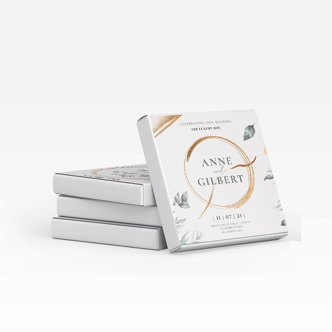 Chocolats personnalisés (9) Coffret de chocolats personnalisable