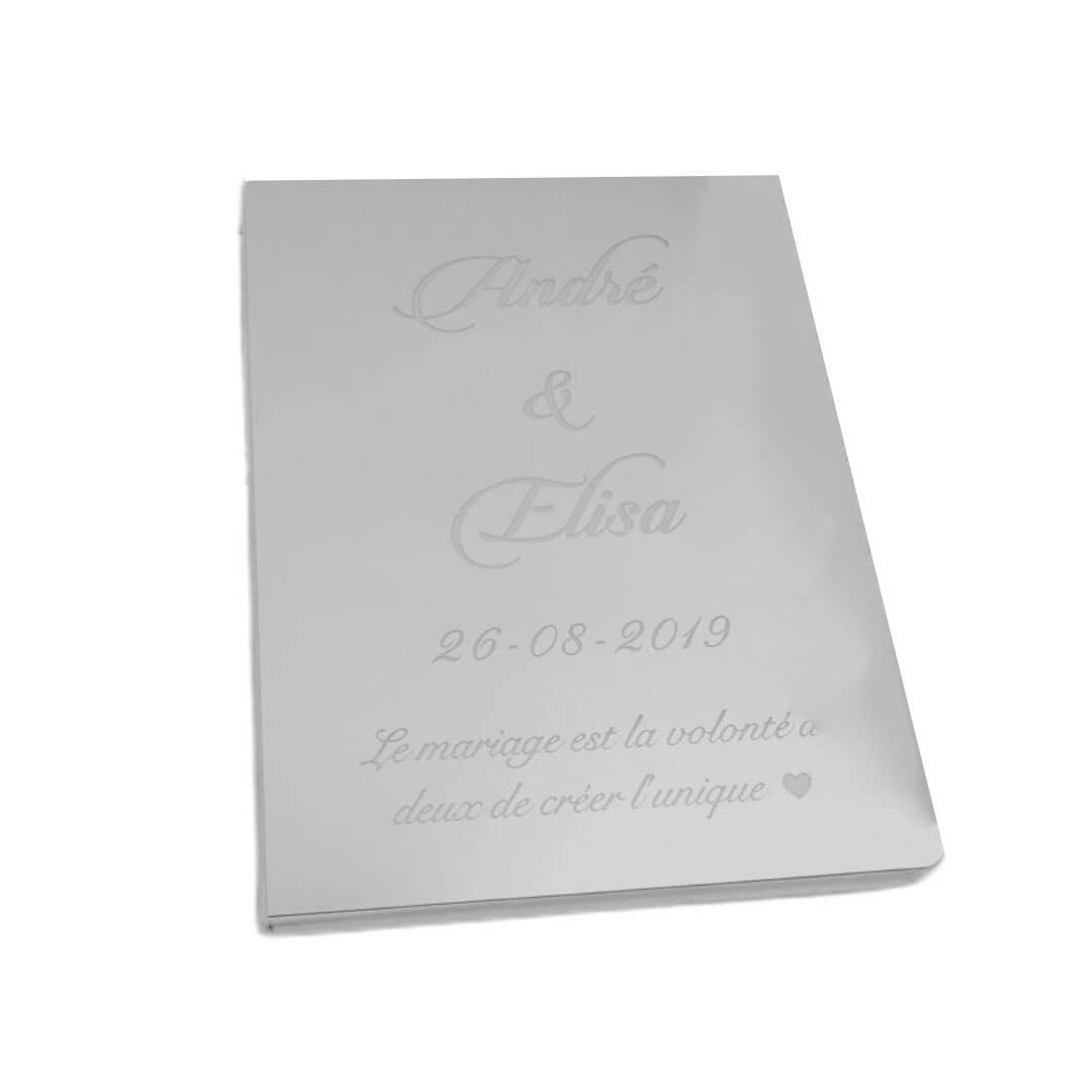 Prestige Silver Book Livre d'argent mariage