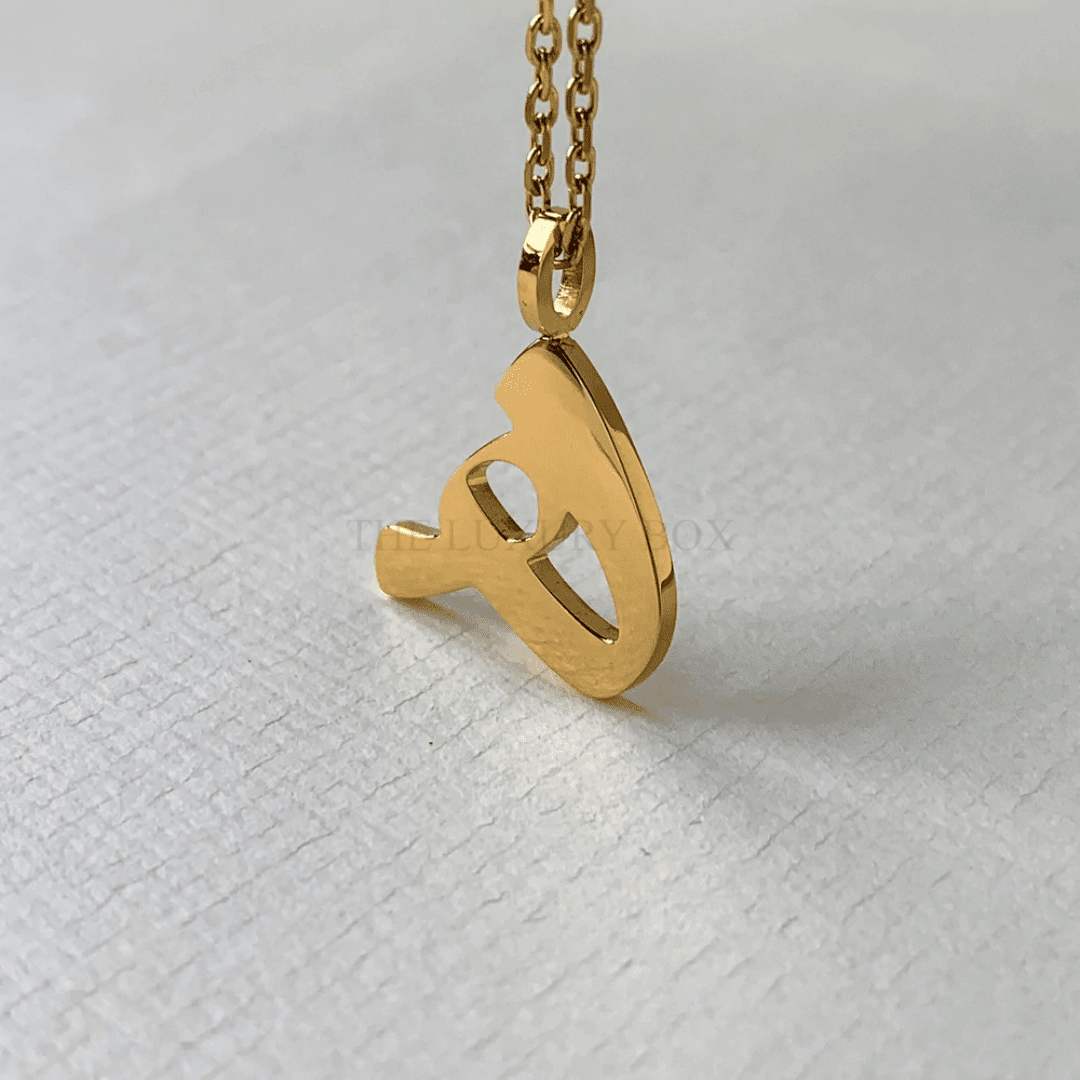 The Luxury Box Arabic Letter Name (2) Collier lettre arabe