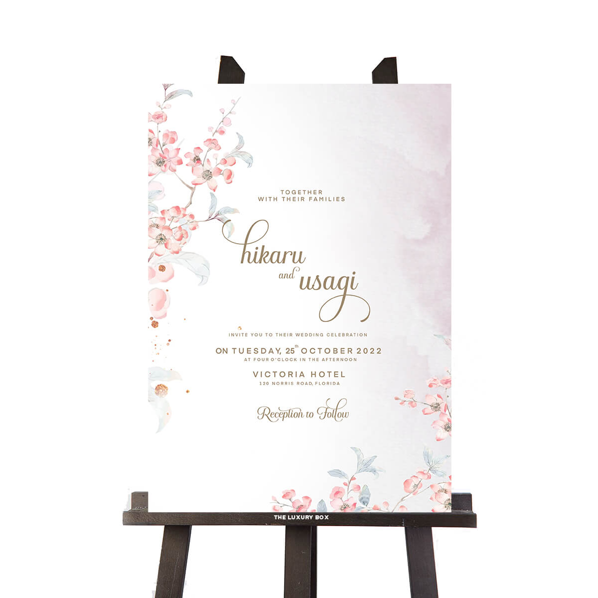 The Sign Box (18) Panneau welcome mariage