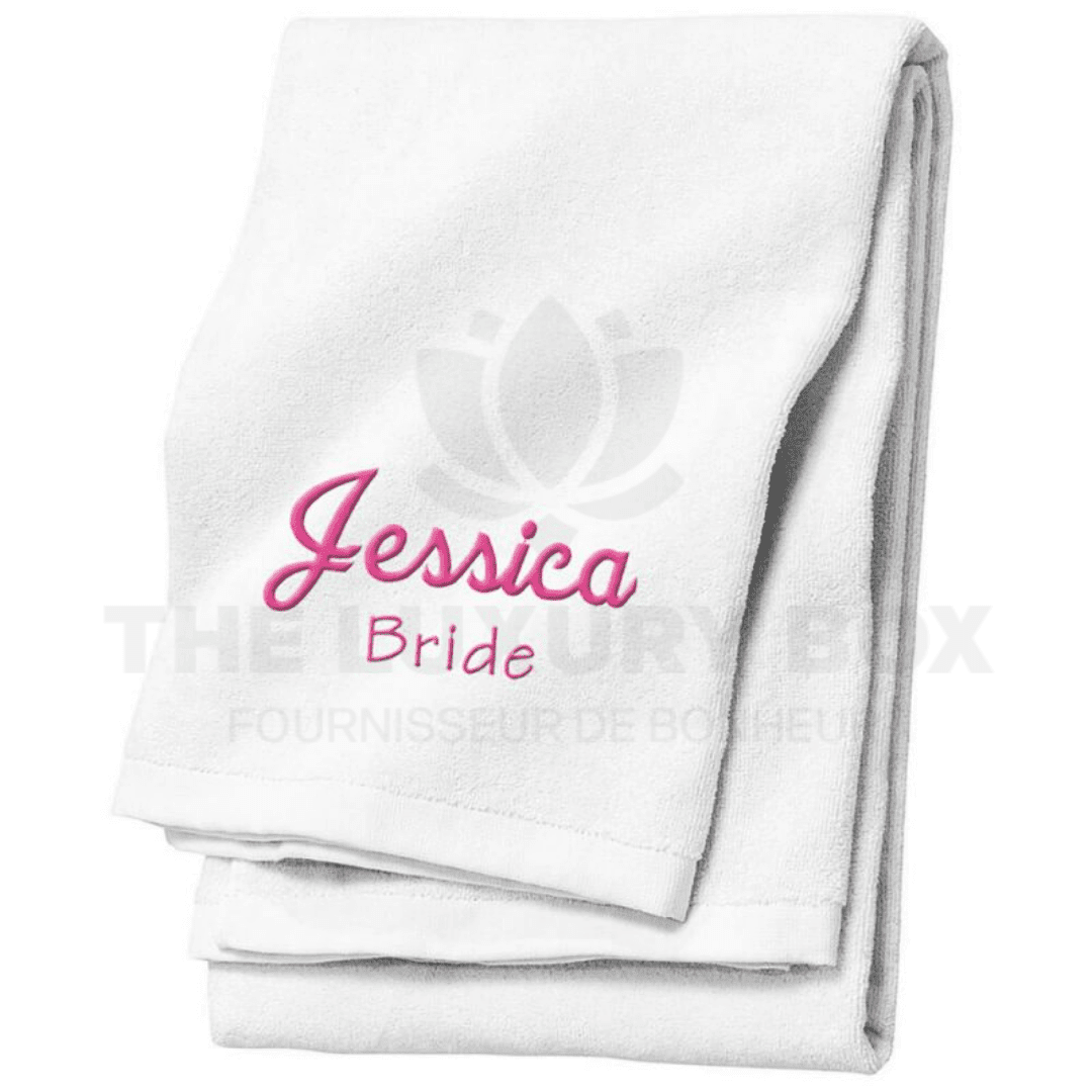 Serviette mariage personnalisable Serviette mariage personnalisable