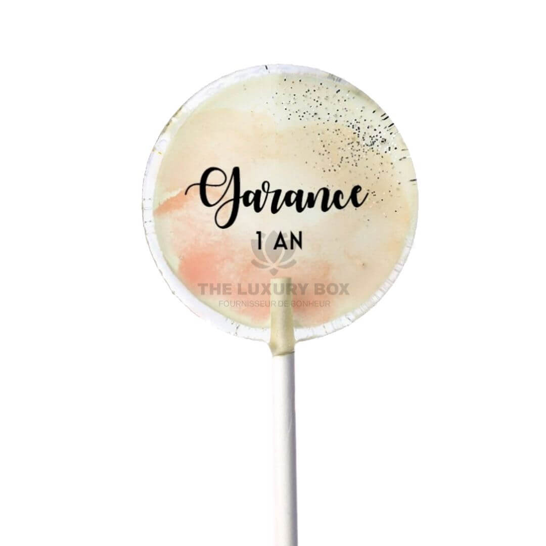 sucette-theme-peche--cuivre-watercolor sucette theme peche cuivre watercolor | The Luxury Box