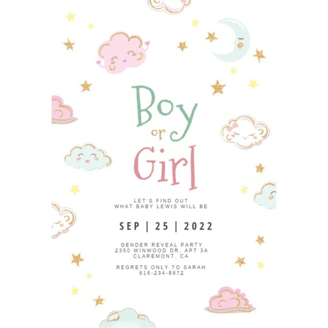Invitation pour vos baby shower Invitation pour vos baby shower