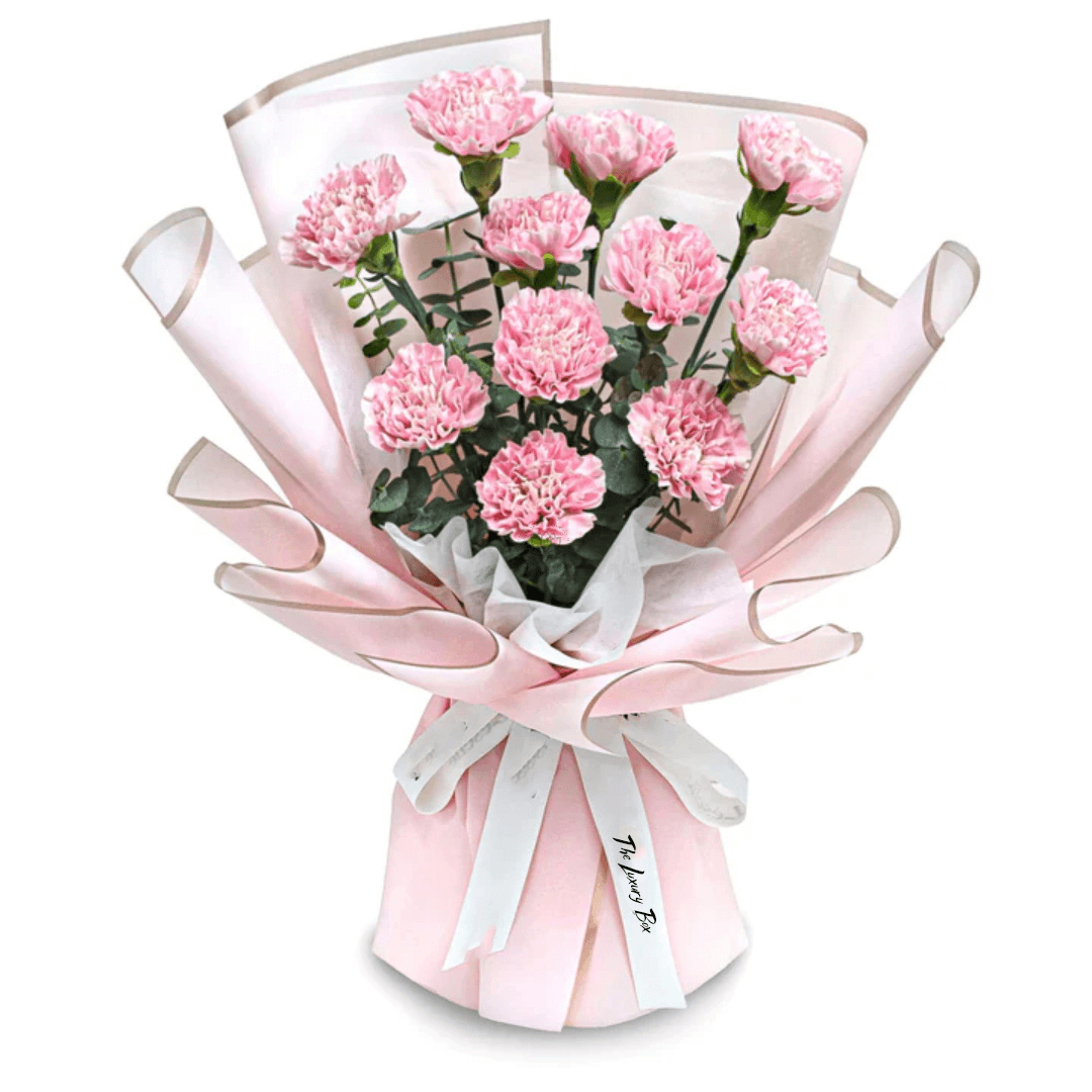 Bouquet de Pivoines Bouquet de Gypsophiles