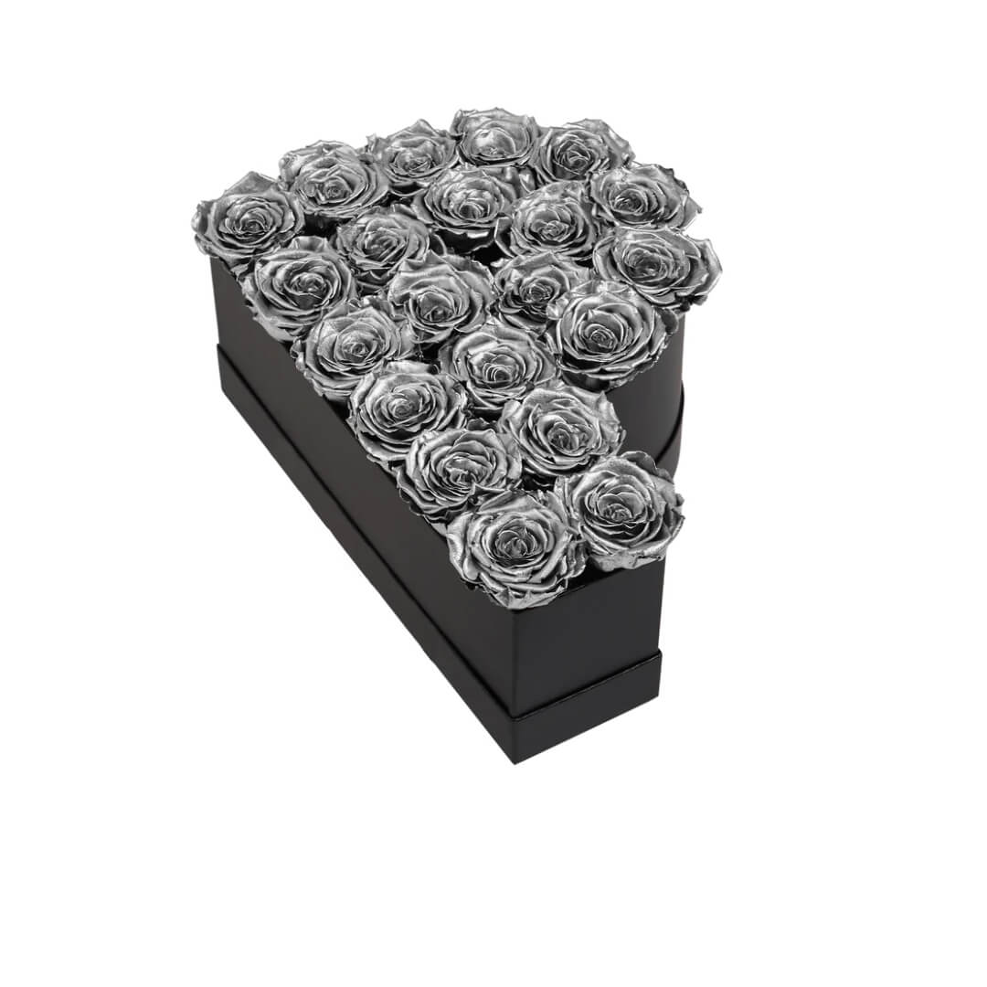 P_sliver Lettre de Roses Silver