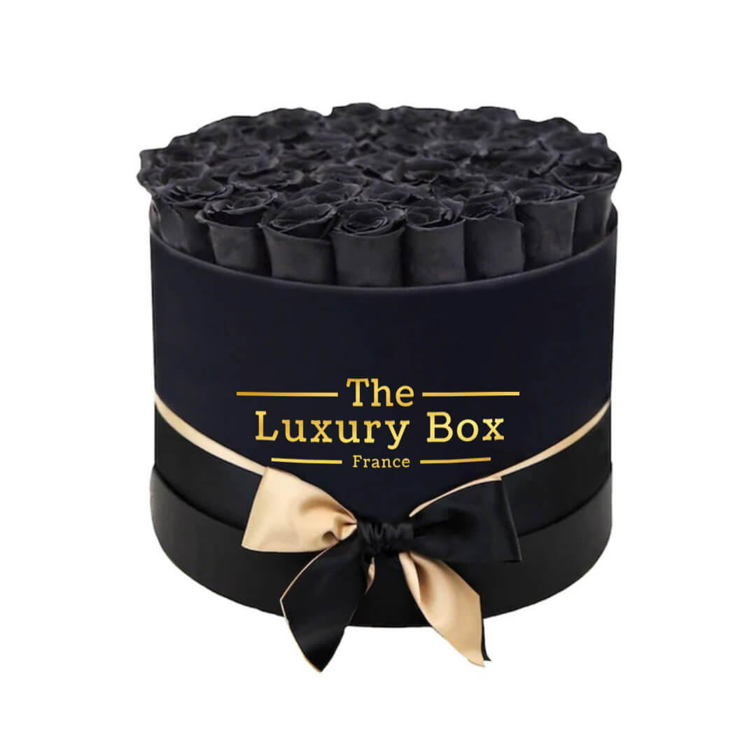 Cercle de roses éternelles - The Luxury Box (20) Commander/Acheter un coffret de roses éternelles noir