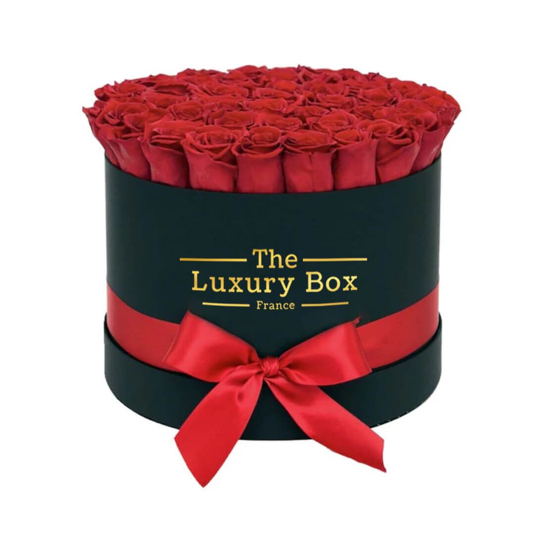 Cercle de roses éternelles - The Luxury Box (4) Commander/Acheter un coffret de roses éternelles rouge