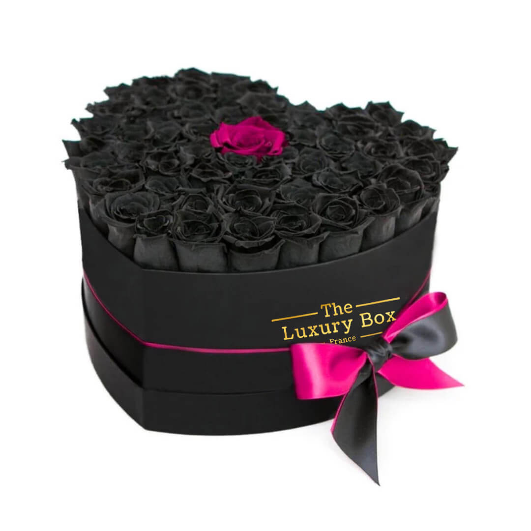 Coeur de roses éternelles Commander/Acheter un coeur de roses éternelles de la boutique en ligne The Luxury Box