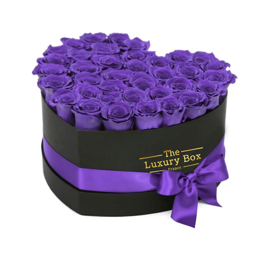 Coeur de roses éternelles Commander/Acheter un coeur de roses éternelles de la boutique en ligne The Luxury Box