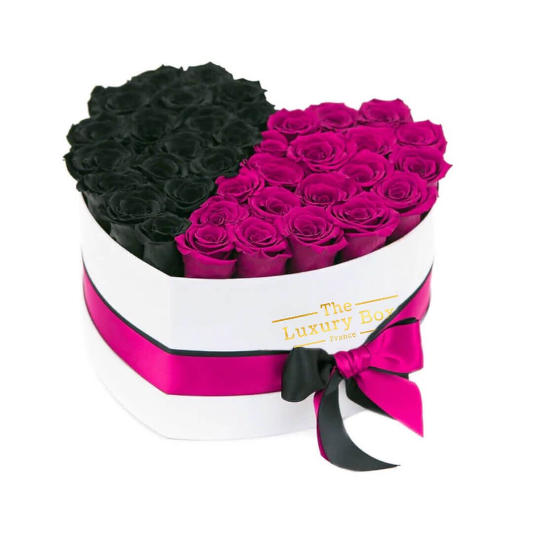 Coeur de roses éternelles Commander/Acheter un coeur de roses éternelles de la boutique en ligne The Luxury Box