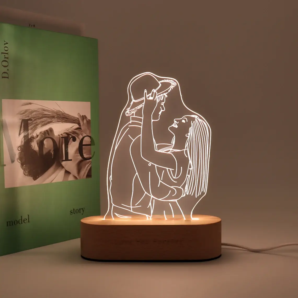 Lampe LED 3D Personnalisable (4) Lampe LED 3D Personnalisable 4 | The Luxury Box