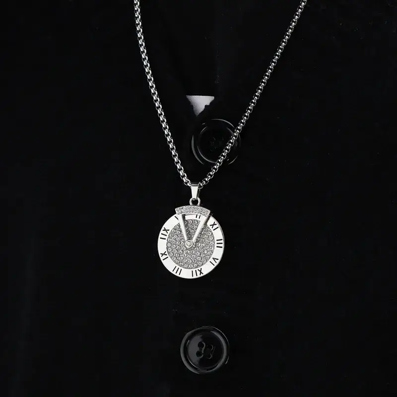 Mode-Cadran-Acier-Inoxydable-Collier-Placage-Strass-Acier-Inoxydable-Colliers (1) Mode Cadran Acier Inoxydable Collier Placage Strass Acier Inoxydable Colliers 1 | The Luxury Box