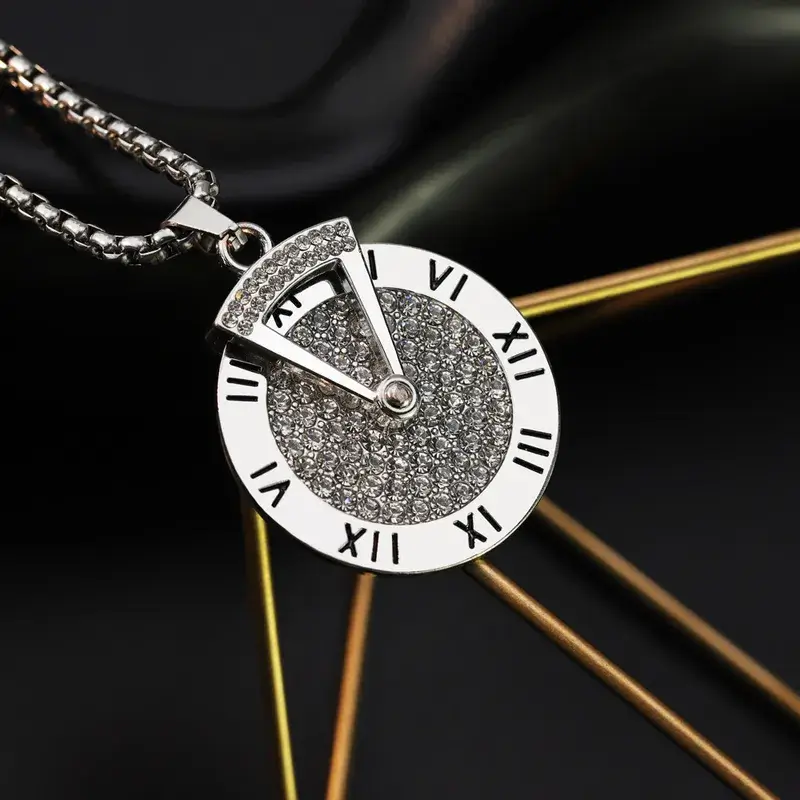 Mode-Cadran-Acier-Inoxydable-Collier-Placage-Strass-Acier-Inoxydable-Colliers Mode Cadran Acier Inoxydable Collier Placage Strass Acier Inoxydable Colliers | The Luxury Box