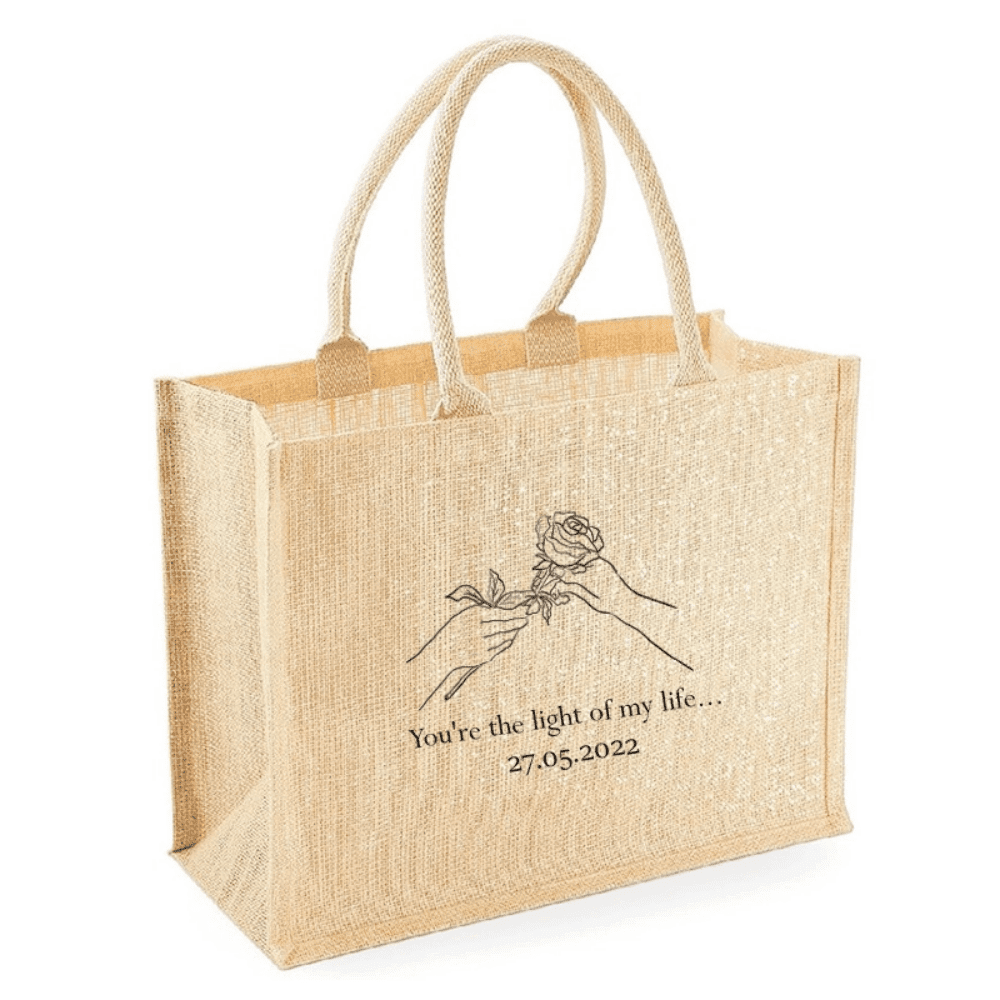 Sac de Jute Phrase Sac de Jute Phrase | The Luxury Box