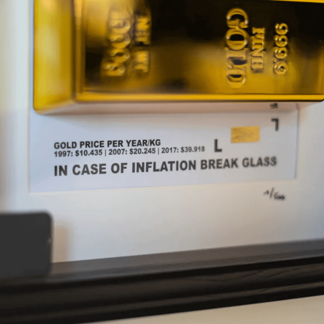 IN-CASE-OF-INFLATION-GOLD-FRAME-2 Love Day IN CASE OF INFLATION GOLD FRAME 2 Love Day | The Luxury Box