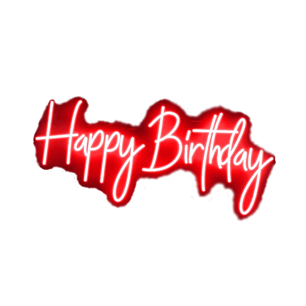 Neon-Happy-Birthday Neon Happy Birthday 1 | The Luxury Box