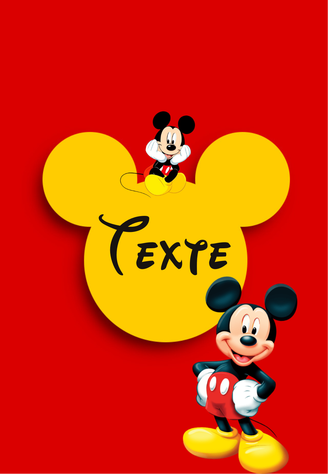 Papeterie Theme Mickey Papeterie Theme Mickey | The Luxury Box