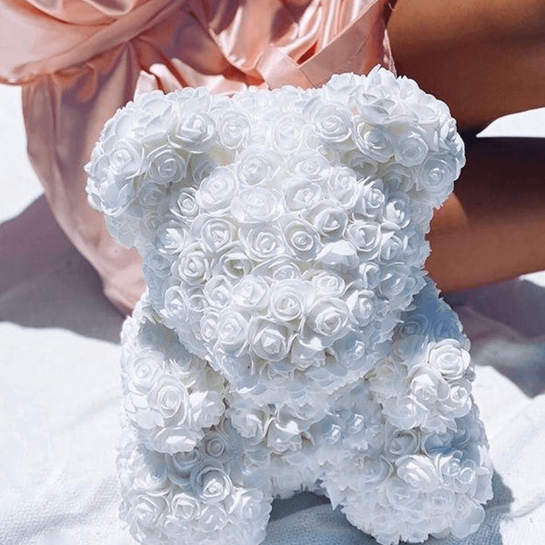 Ours-de-roses-blanc Ours de roses blanc | The Luxury Box