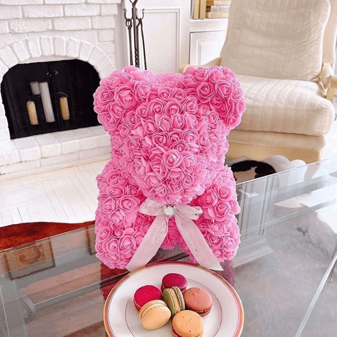 Ours-de-roses-rose-(3) Ours de roses rose 3 | The Luxury Box