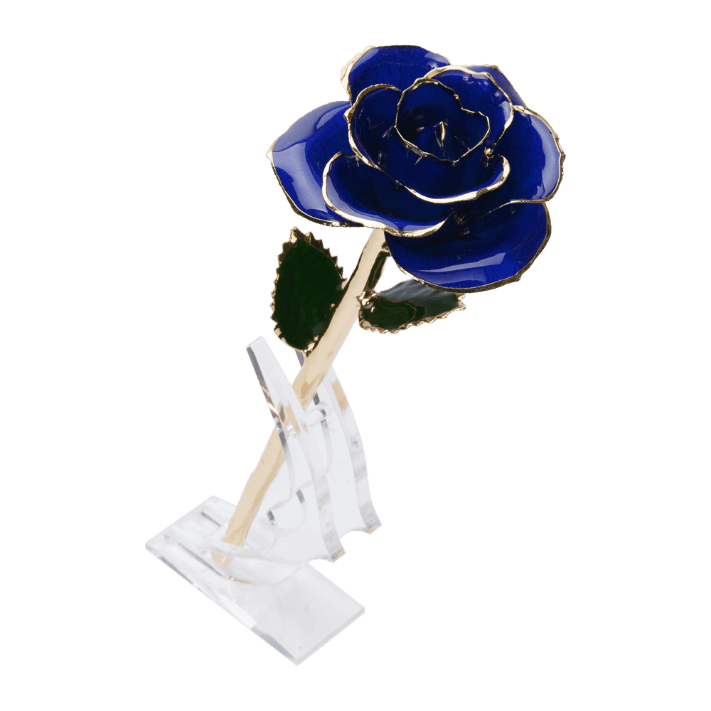 Rose en or par The Luxury Box 24KRoseRoyalBlue cd237566 8614 48ac 877b | The Luxury Box