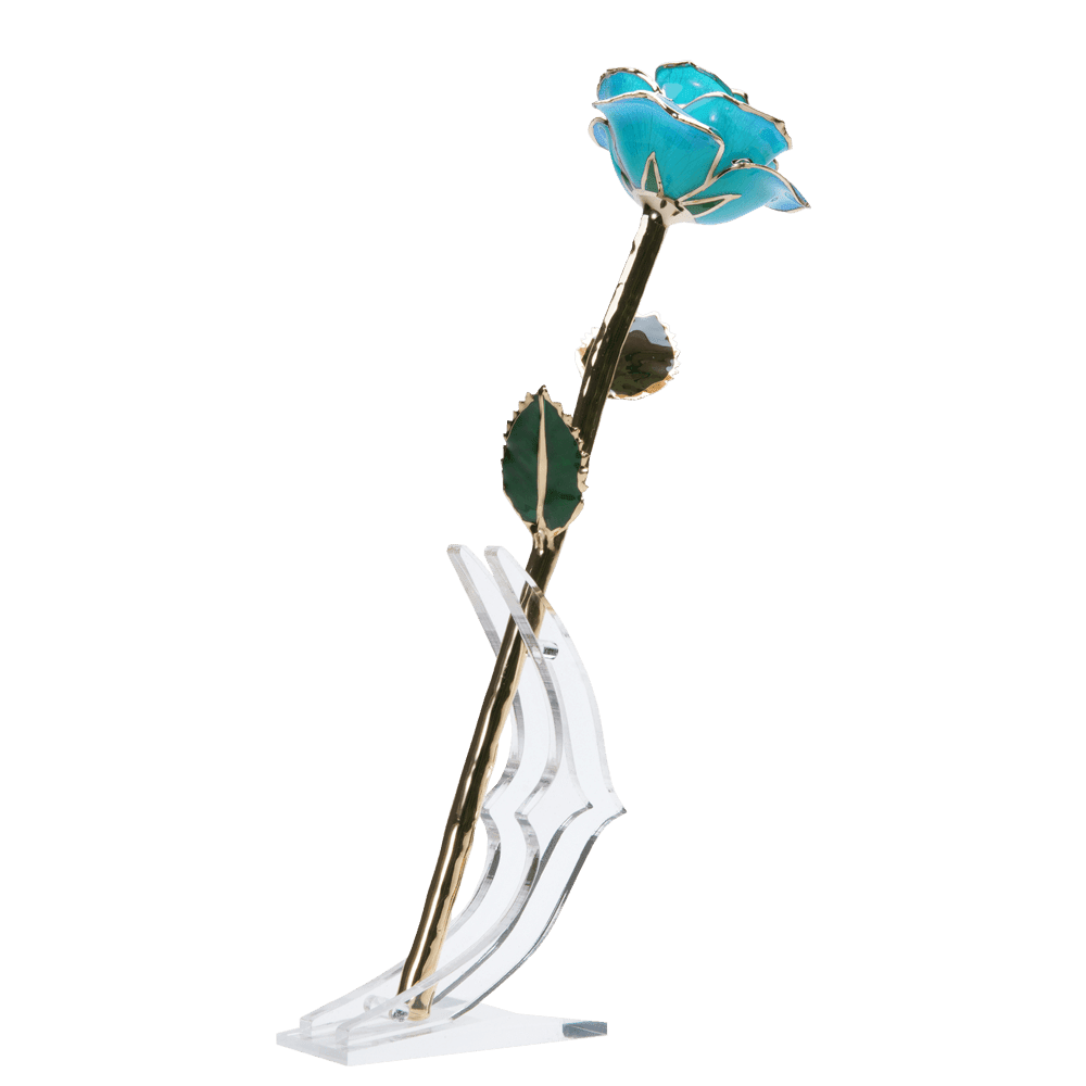 Rose en or par The Luxury Box 24KRoseTiffanyBlue 513018e7 8e14 4deb a8d6 | The Luxury Box