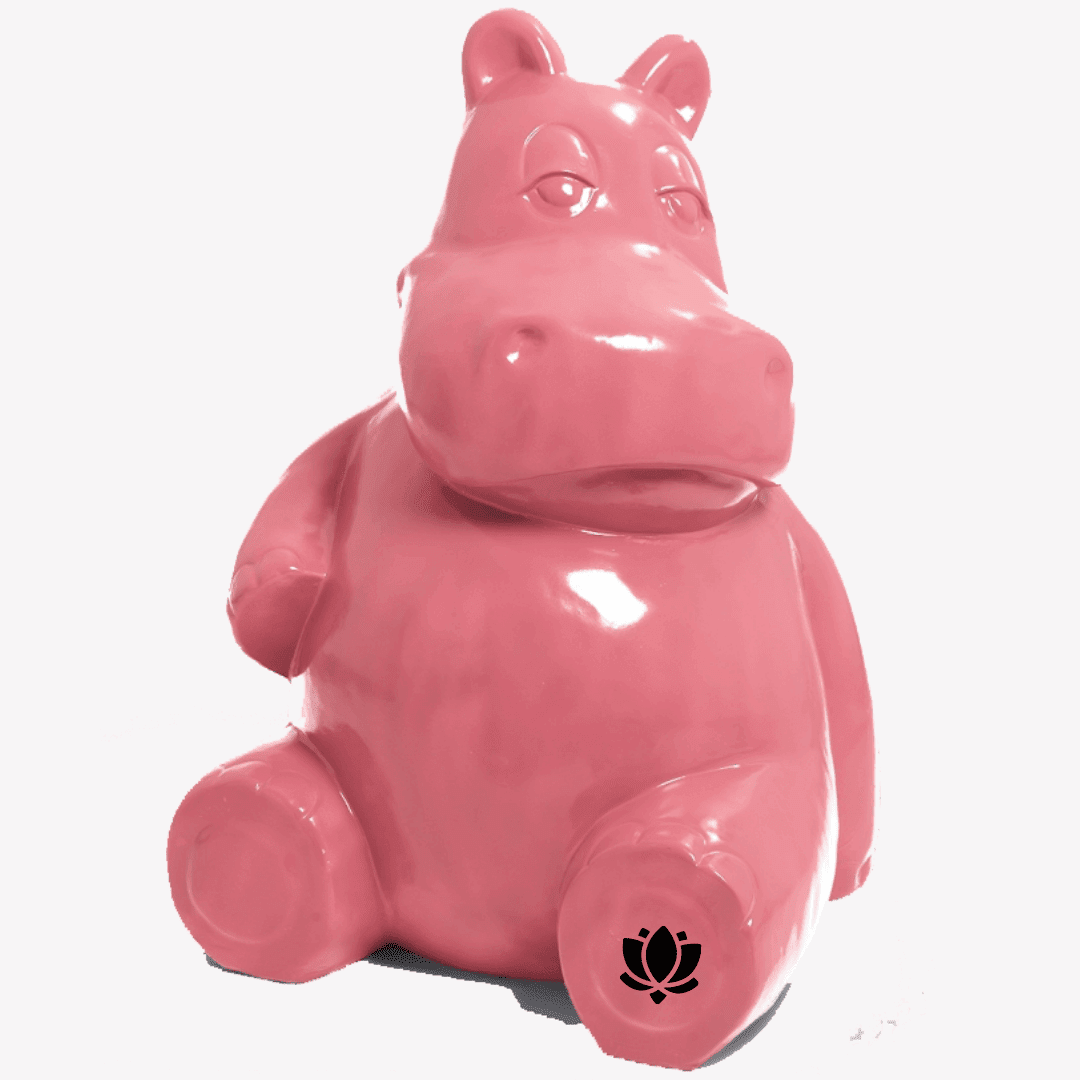 Hippopotame en resine (1) Hippopotame en resine 1 | The Luxury Box
