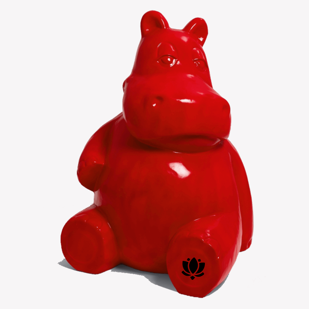 Hippopotame en resine (2) Hippopotame en resine 2 | The Luxury Box