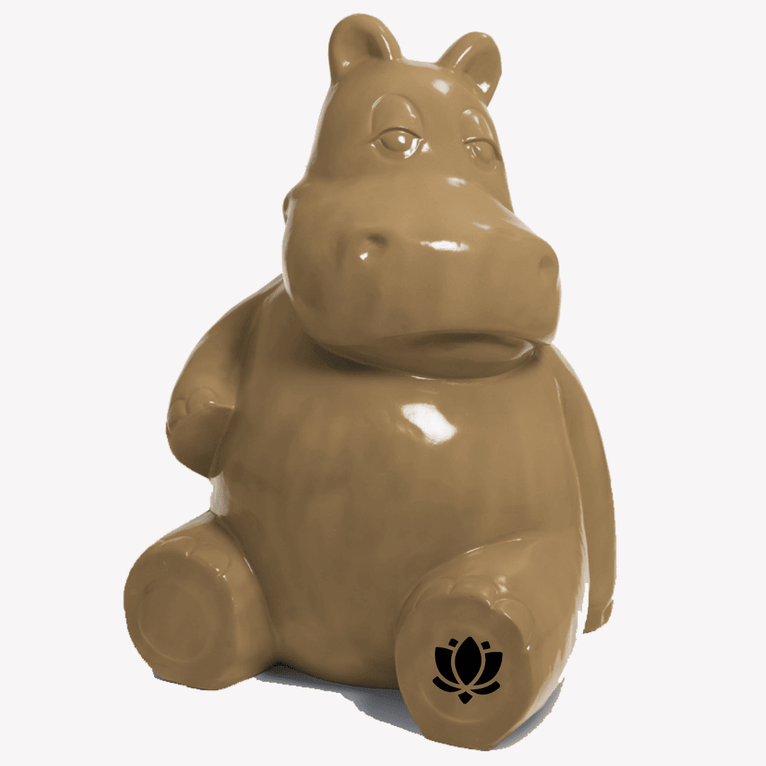 Hippopotame en resine (5) Hippopotame en resine 5 | The Luxury Box