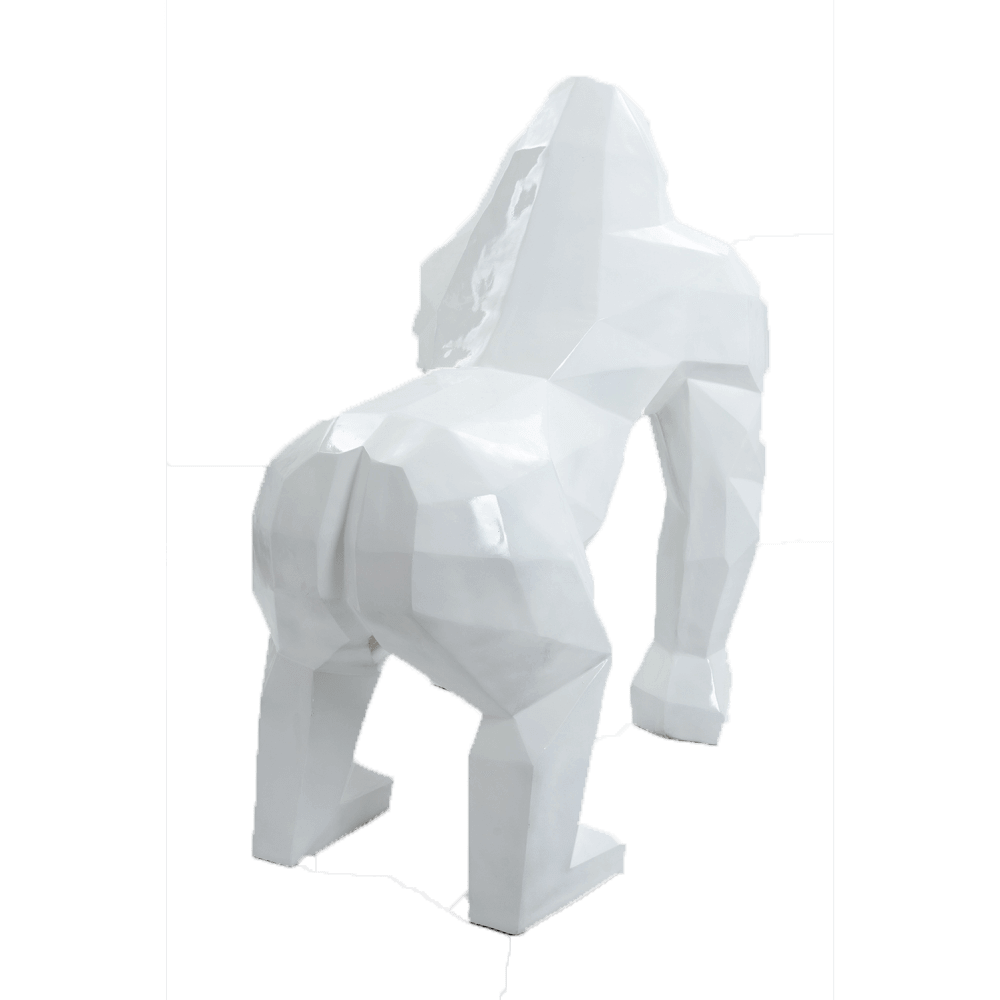 The Luxury Box kamina 140cm statuegorilleorigamigeanttaillexlcoloriblanc min | The Luxury Box