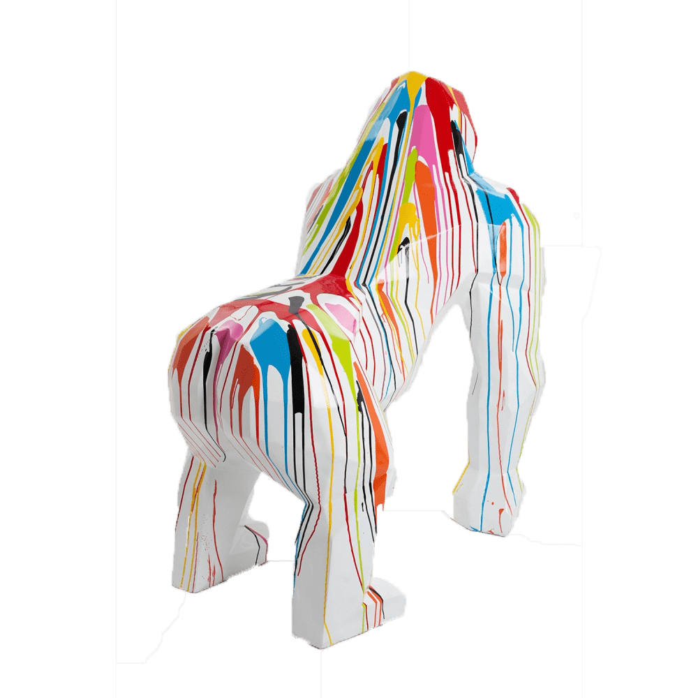 The Luxury Box kamina 140cm statuegorilleorigamigeanttaillexldesigntrashmulticolorecoloridelabaseauchoix 1 min | The Luxury Box