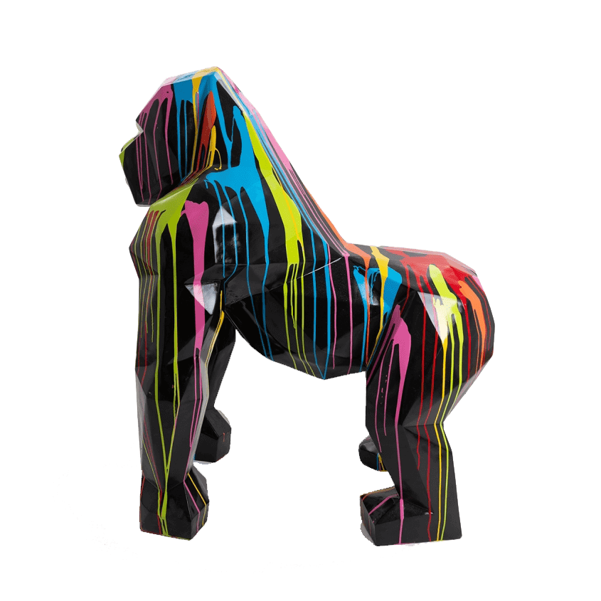 The Luxury Box kamina 140cm statuegorilleorigamigeanttaillexldesigntrashmulticolorecoloridelabaseauchoix 5 min | The Luxury Box