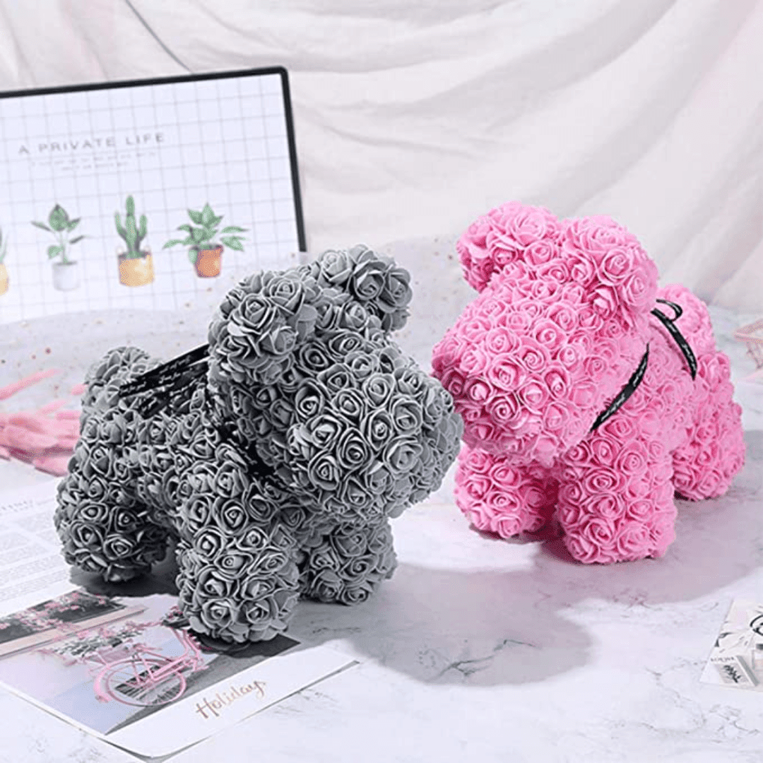 Chien en roses (1) Chien en roses 1 1 | The Luxury Box