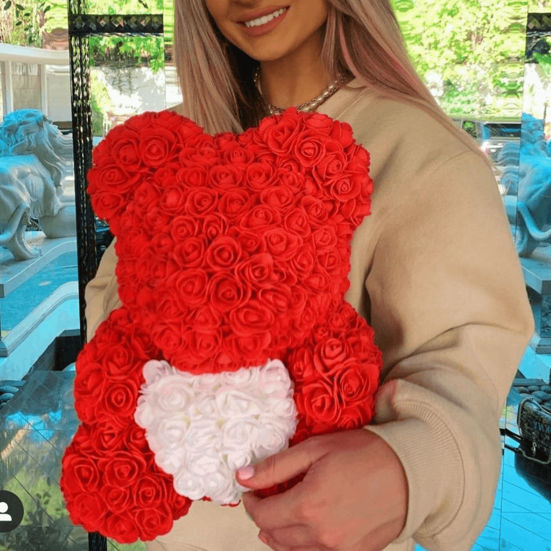 Ours en roses coeurs Ours en roses coeurs | The Luxury Box