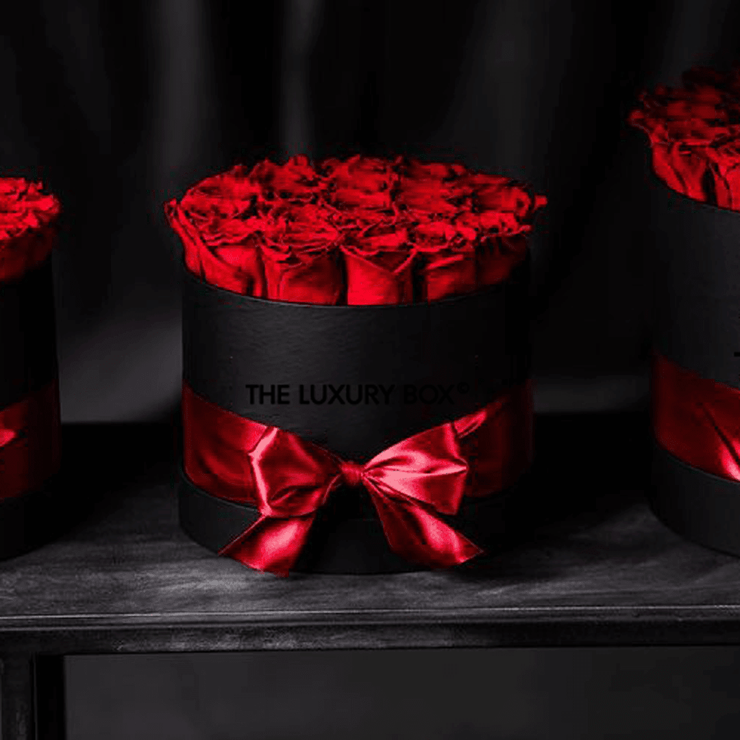 The Circle Box (9) Boite de fleurs éternelles ronde