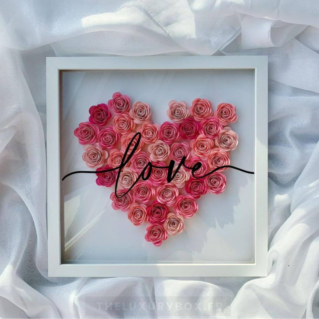 The Frame Box (1) Cadre avec fleurs